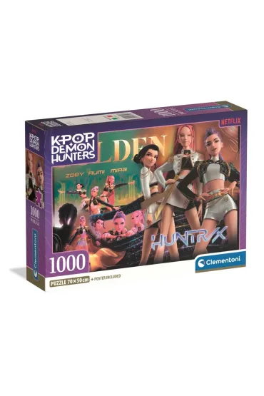 Puzzle 1000 Compact K-Pop Demon Hunters Clementoni