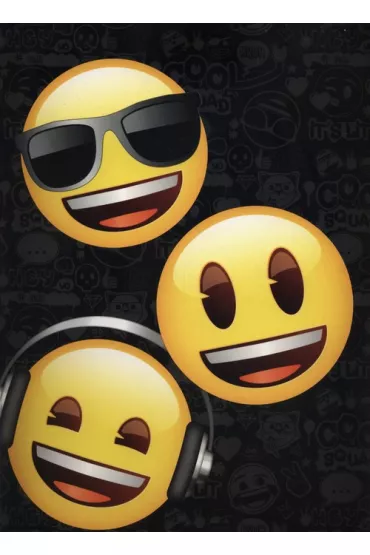Derform Teczka A4 z gumk� Emoji