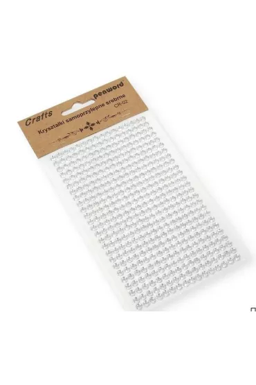 Polsirhurt Kryszta�ki samoprzylepne CR-02 srebrne 5 mm