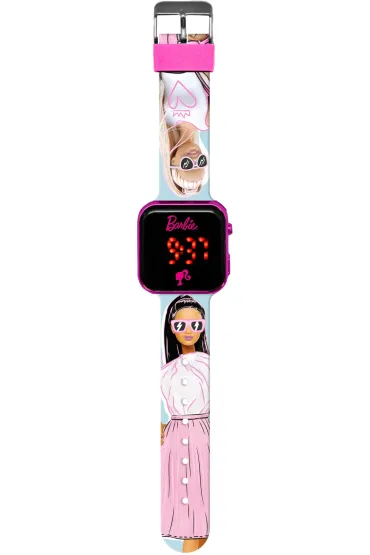Zegarek LED z kalendarzem Barbie BB00033