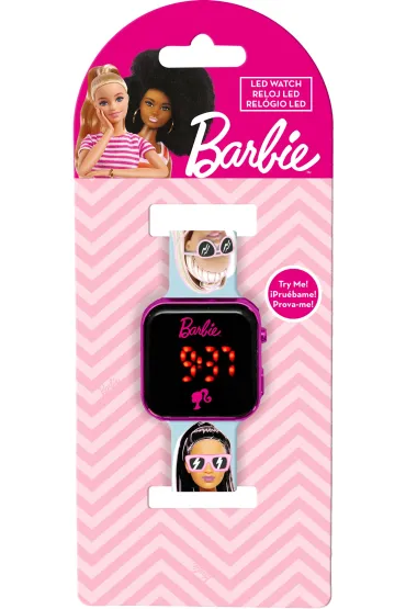 Zegarek LED z kalendarzem Barbie BB00033