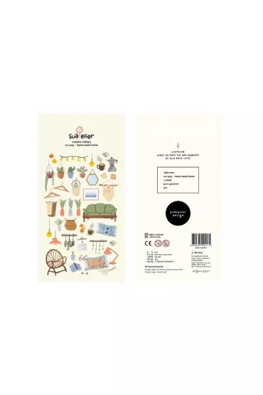 Suatelier Naklejki ozdobne Home Sweet Home