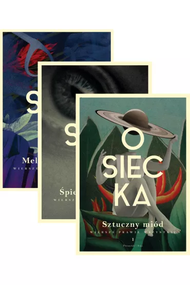 Pakiet Wiersze prawie wszystkie. Tomy 1-3: Sztuczny mi�d, �piewaj�ce piaski, Melodia z�udze� - Agnieszka Osiecka