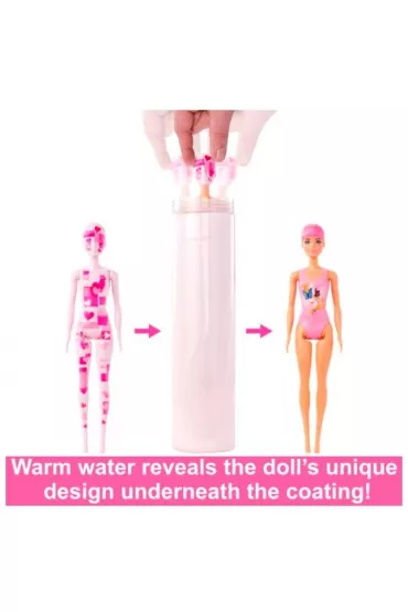 Barbie Color Reveal Lalka Seria Totalny Dins Ast. HJX55 Mattel