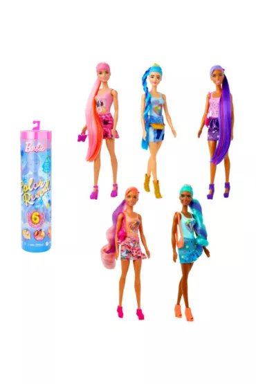 Barbie Color Reveal Lalka Seria Totalny Dins Ast. HJX55 Mattel