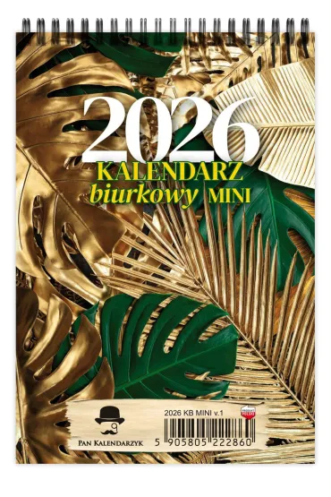 Kalendarz 2026 biurkowy A5 pionowy tygodniowy Mini KBA5-mini