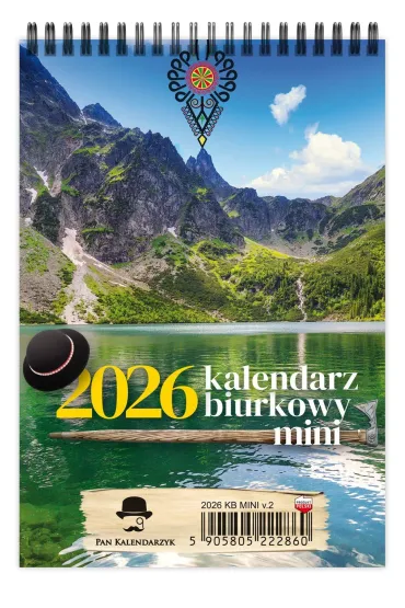 Kalendarz 2026 biurkowy A5 pionowy tygodniowy Mini KBA5-mini
