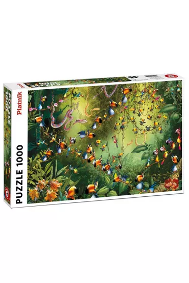 Puzzle 1000 el. Ruyer Tukany w d�ungli Piatnik