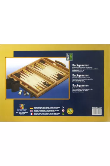 Backgammon drewniany Deluxe NG