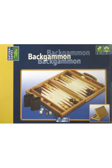 Backgammon drewniany Deluxe NG