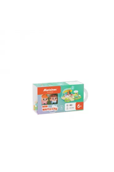 Mini Waffle City Klocki konstrukcyjne Mini Waffle 80 element�w City Kawiarnia MARIOINEX 903186