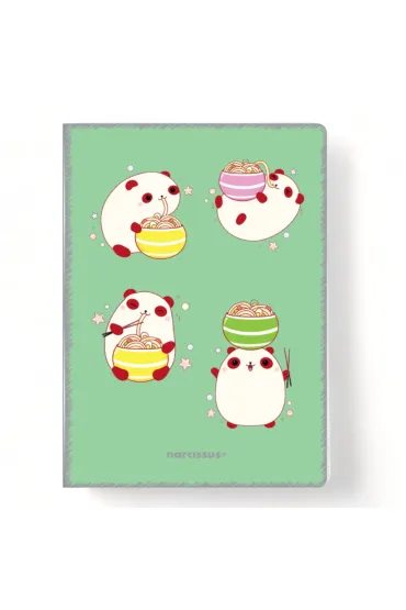 Narcissus Zeszyt A4 32k.w lini� cienka kolorowa PP Kawaii 1szt.mix