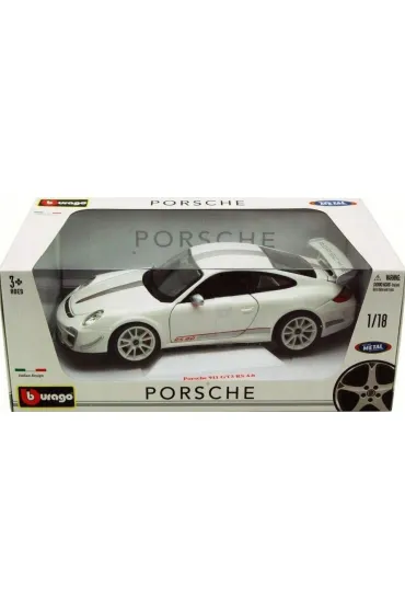 Bburago Model 1:18 Porsche GT3 RS 4.0 bia�y