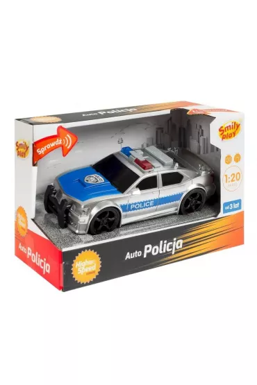 Auto policja Junior 1:20 Smily Play