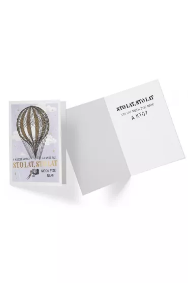 Kukartka Karnet B6 GS-020 Urodziny balon