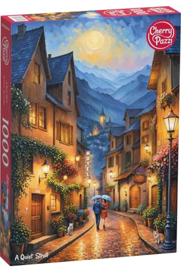 Puzzle 1000 el. A Quiet Stroll CherryPazzi
