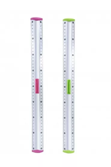 Keyroad Linijka aluminiowa z uchwytem na o��wek 40cm