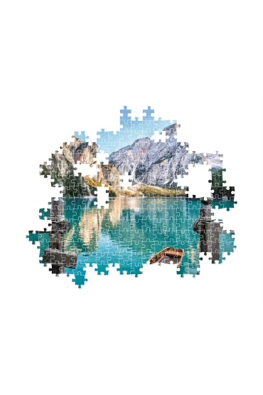 Puzzle 500 el. Compact Braies Lake Clementoni