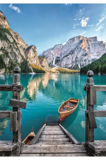 Puzzle 500 el. Compact Braies Lake Clementoni