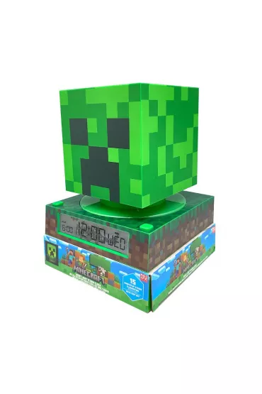 Lampka 3D z budzikiem Minecraft MIN3020