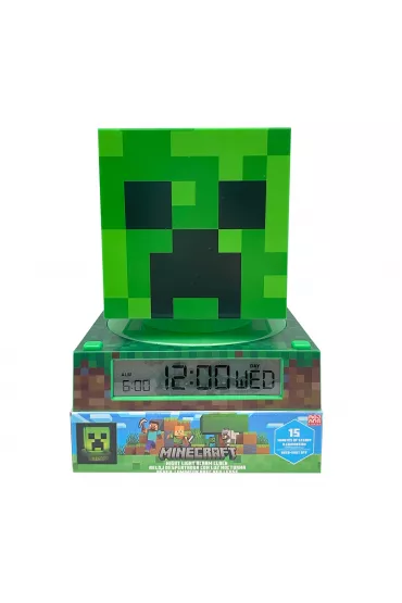 Lampka 3D z budzikiem Minecraft MIN3020
