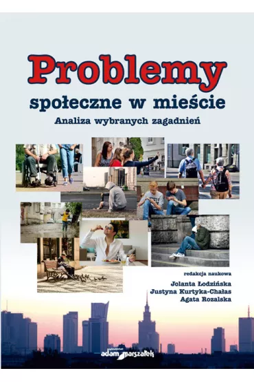 Problemy spo�eczne w mie�cie - Agata  Rozalska, Jolanta  �odzi�ska, Justyna  Kurtyka-Cha�as
