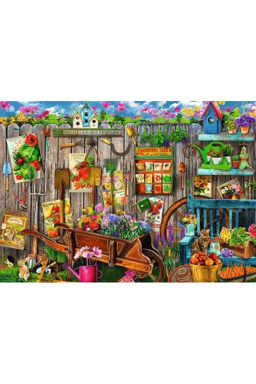 Puzzle 2x500 el. Prace w ogrodzie Trefl