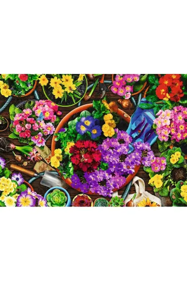 Puzzle 2x500 el. Prace w ogrodzie Trefl