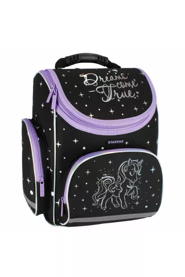 Tornister Unicorn czarny STARPAK 527143
