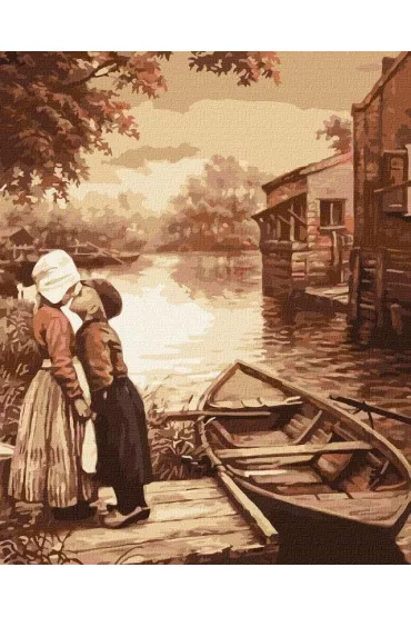 Ideyka Malowanie po numerach - Pierwszy poca�unek 40x50cm