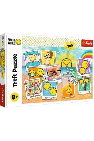 Puzzle 300 el. Smiley na wakacjach Trefl