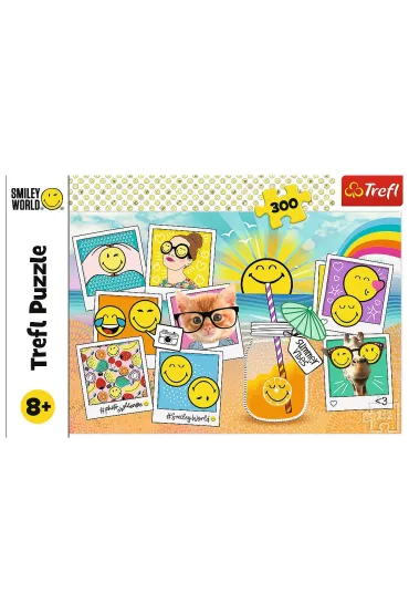 Puzzle 300 el. Smiley na wakacjach Trefl