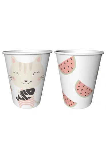 Godan Kubeczki papierowe Lovely Friends 240 ml 6 szt.
