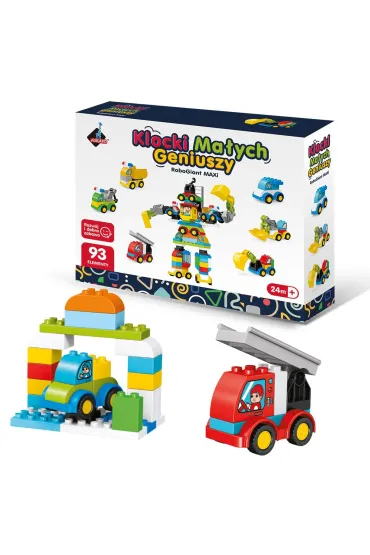 Klocki ma�ych geniuszy robot maxi 93el