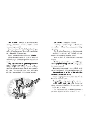 Minecraft. Na g��bok� wod�. Kroniki Woodsword. Tom 3 - Nick  Eliopulos, Luke  Flowers