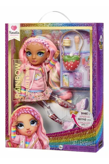 Lalka Rainbow High Sparkle & Shine Rosetta  akcesoria MGA 427780INT Mga Entertainment