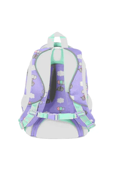 St. Majewski Plecak 4-komorowy Pusheen violet