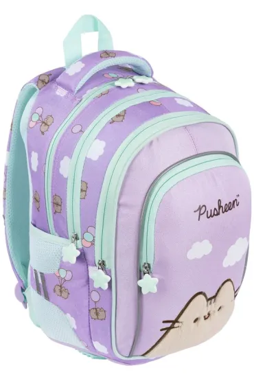 St. Majewski Plecak 4-komorowy Pusheen violet