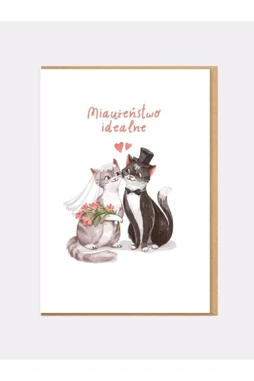 Nadwyraz.com Karnet �lub - Miau�e�stwo idealne