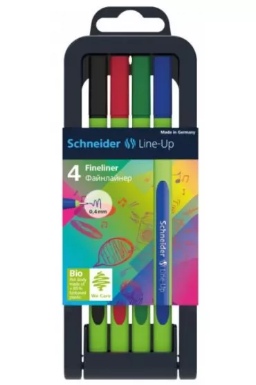 Schneider Zestaw cienkopis�w Line-Up 4 szt.