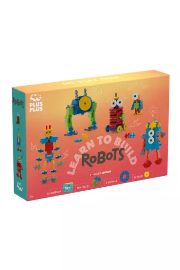 Plus-Plus klocki. Naucz si� budowa� roboty. 275 element�w