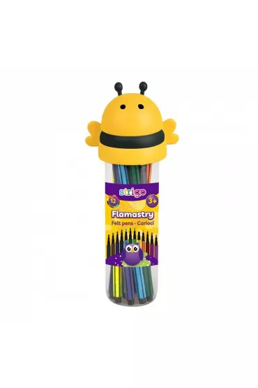 Strigo Flamastry Pszcz�ka 12 szt.