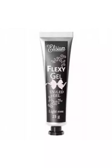 Elisium Flexy Gel UV/LED Light Rose el do przeduania paznokci (31.08.2025) 25 g