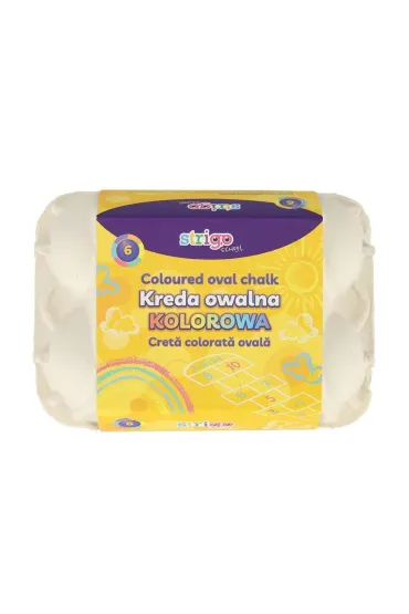 Strigo Kreda chodnikowa Owalna 6 szt.