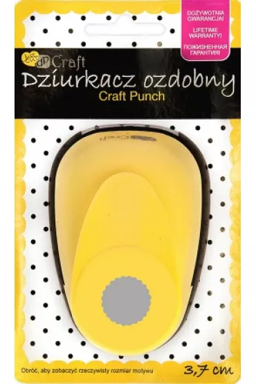 Dalprint Dziurkacz ozdobny k�ko z falbank� 3,7cm
