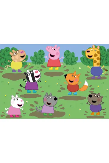 Puzzle drewniane 2x25 el. �winka Peppa Educa