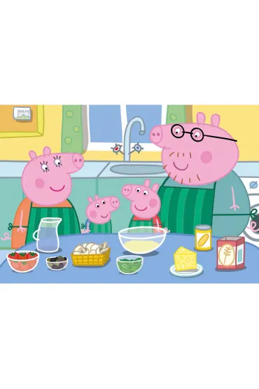 Puzzle drewniane 2x25 el. �winka Peppa Educa