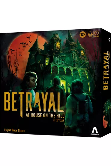 Betrayal at House on the Hill (edycja polska) Avalon Hill - Banana Chan, Brian Neff, Bruce Glassco, Dave Chalker, Jabari Weathers, Noah Cohen, Will Sobel