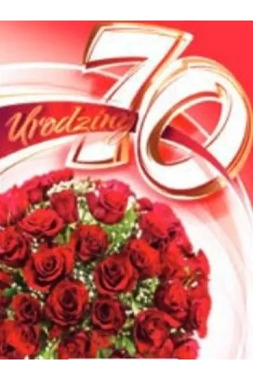 Art Nuvo Karnet 70 urodziny
