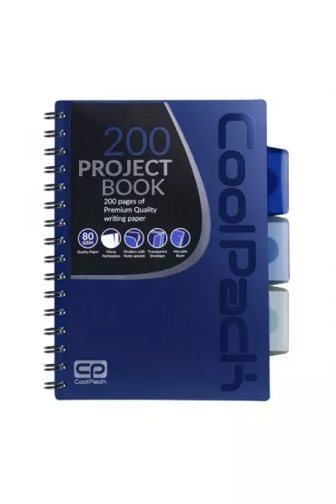 CoolPack Ko�obrulion A5 Dark Blue kratka 100 kartek